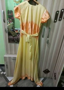 satin gown