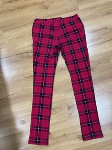 Red Plaid Pants