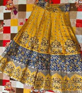 Yellow Ethnic Skirt