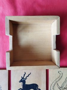 Wooden tea coaster