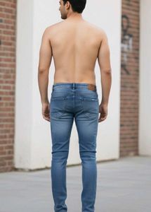 Stylish Blue (40) size Denim Jeans.