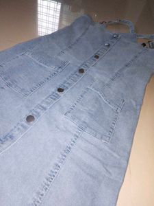 Denim Jumper Dress