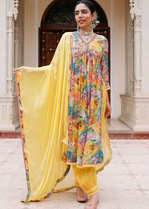 Beautiful Rayon Article Aliya Cut Suit Sale