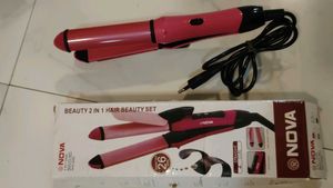 Nova 2-in-1 Hair Styler Strathner And Curler