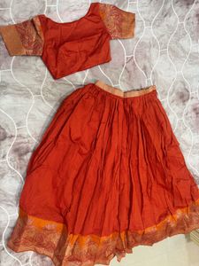 Orange Lehenga Choli Set