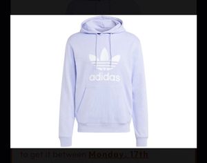 Addidas Lavender Hoodie New With Tag