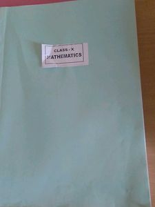 Class X Mathematics Textbook