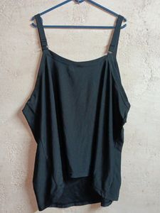Oversized Fashion Tank Top Vest Black
