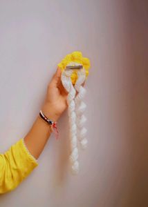 Handmade Crochet Rose Hairclip