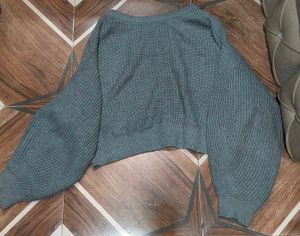 Gray Button-Down Cardigan