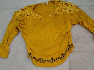 Designer Yellow top