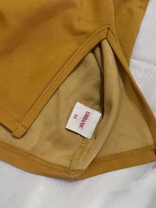 Mustard Mini Dress