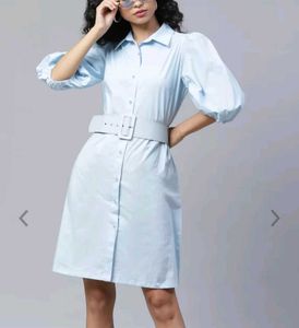 Belted Shirt Dress