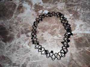 Black Stretch Tattoo Choker