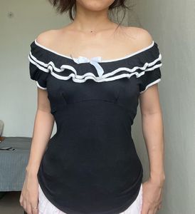 Off-Shoulder Ruffle Top