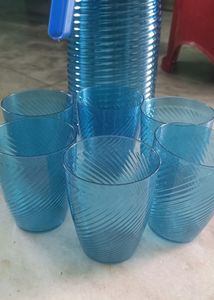 Water Jug With 6 Glasses