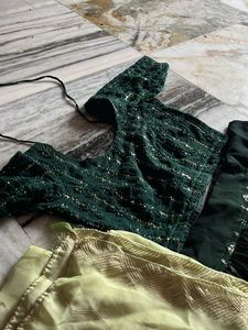 Green Lehenga
