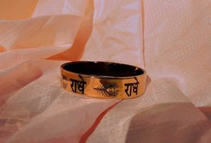 Goldish Yellow Radhe Bangle Bracelet