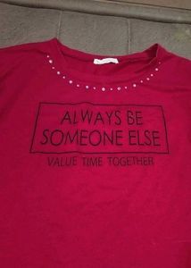 Sparkle Neck Red Tunic Top🌟🎀