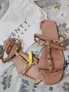 Studded Flats Sandals