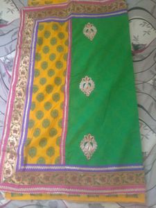 a beautiful pure cotton saari