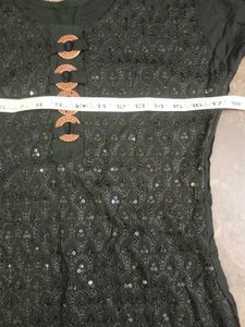 Cotton Base Chikankari Kurti