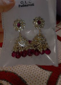 Purple Jhumka