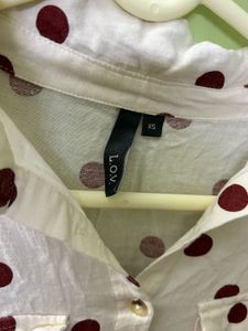Polka Dot Shirt Dress