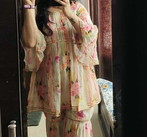 Floral Sharara Set