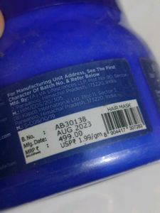 BBLUNT Intense Moisture Hair Mask 💙