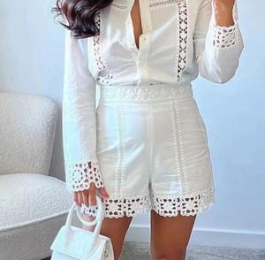 White Lace Detail Outfit
