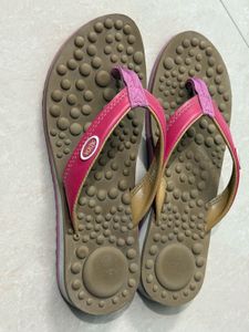 Pink &amp; Brown Flip Flops