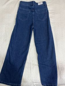 Wideleg Blue Women Jeans