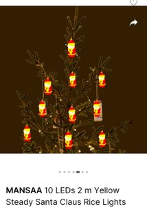 Santa String Lights