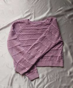 Lilac Knit Sweater
