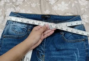 Distressed Flare Jeans