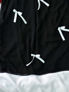 Black Coquette Ribbon Skirt 🎀