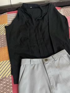 Formal  Black Top ‼️Pant Sold Out