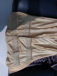 Elegant Gold Embroidered Salwar Kameez