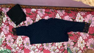 Floral Print Blouse (front open)