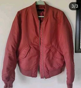 Red Bomber Jacket