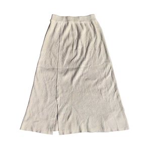 Solid Pleated Elegant Long Skirt for Women