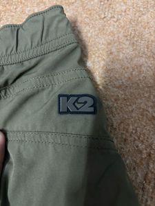 Olive Green Casual Pants