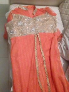 Orange Golden Gown