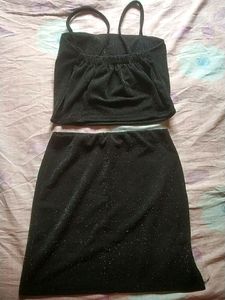 Sparkly Black Two-Piece Set🖤✨