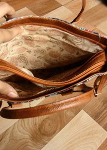 Boho Patchwork Mini Tote Bag with Coin Purse