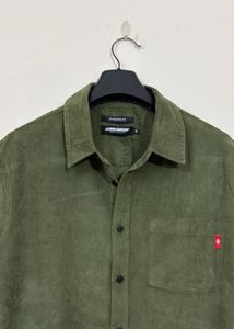 Olive Green Corduroy Shirt