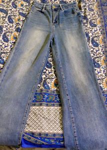 Wide Leg Denim Jeans