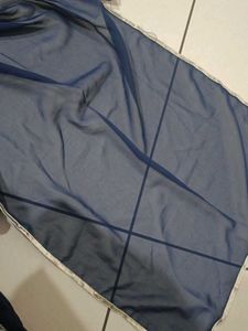 Elegant Navy Blue Gharara Suit with Dupatta