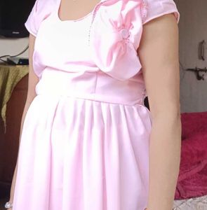 Elegant Pink Maxi Dress